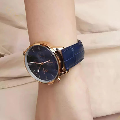 Handmade Navy Alligator Leather Watch Strap 22mm 21mm 20mm 19mm 18mm 16mm