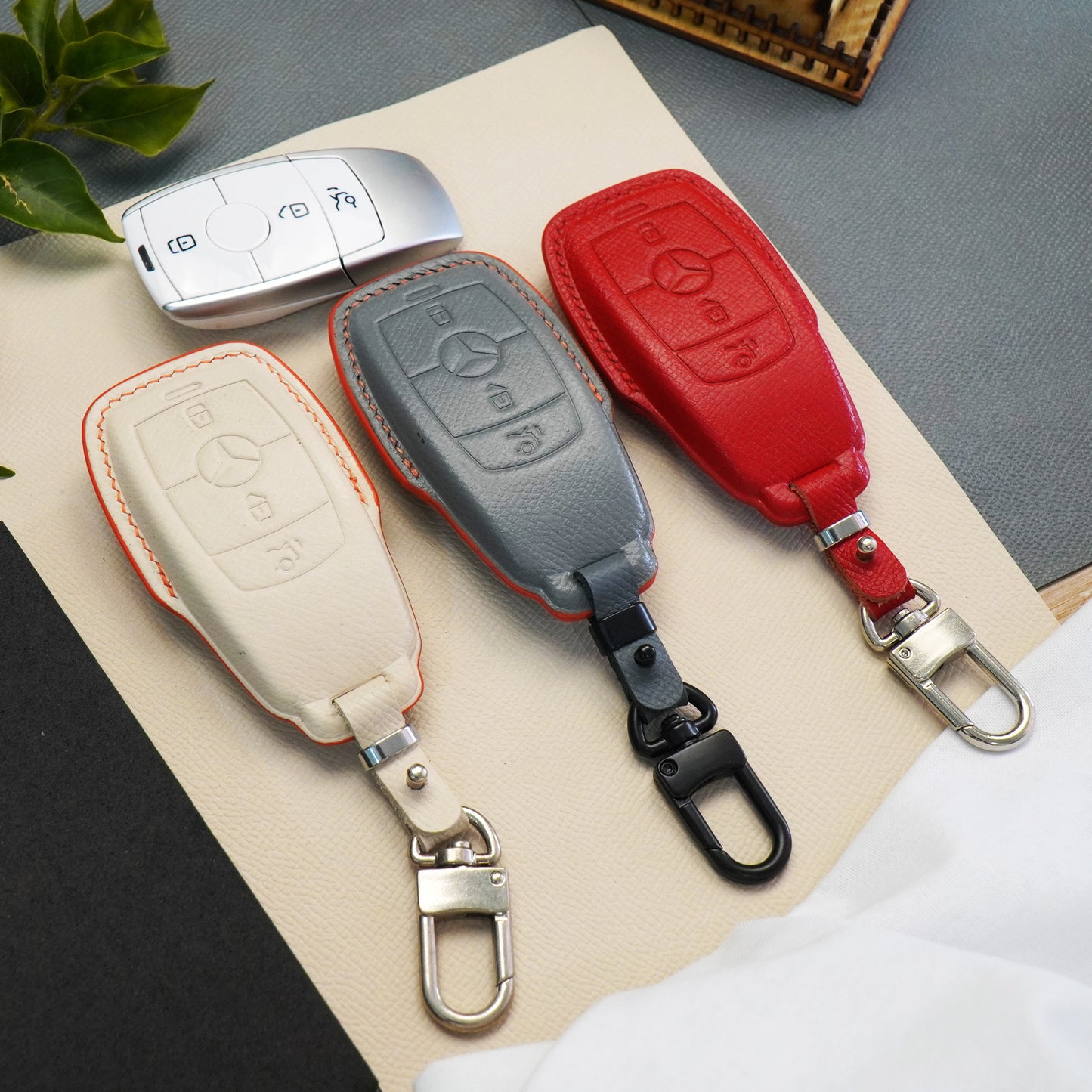 Mercedes Key Fob Case, Cover Shell for Mercedes Benz C E S G Class GLC GLK W177 W205 W213 W222 X167 AMG, Gift For New Car