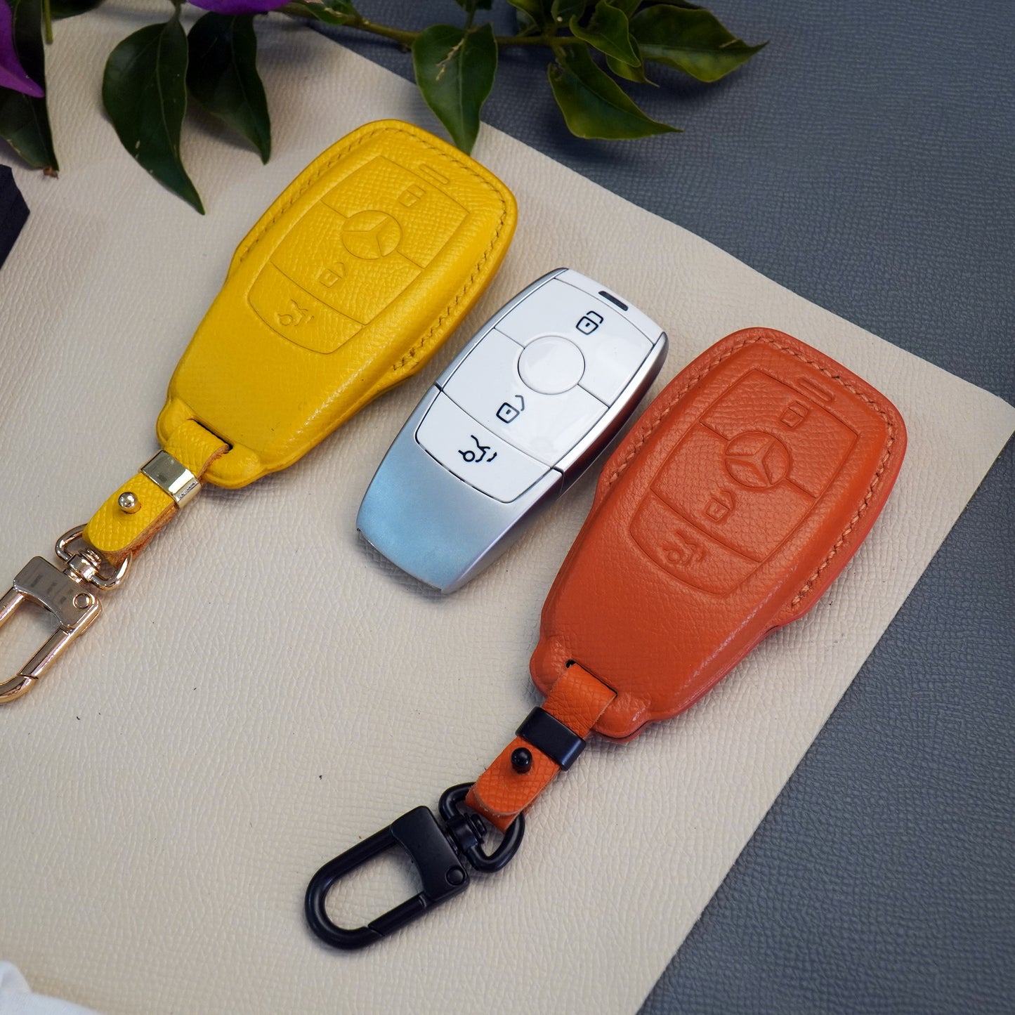 Mercedes Key Fob Case, Cover Shell for Mercedes Benz C E S G Class GLC GLK W177 W205 W213 W222 X167 AMG, Gift For New Car