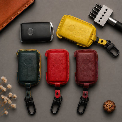 Leather Key Fob Cover For Mazda 3, 6, CX-5, CX-30, CX-9 ..., 2023-2026 Mazda Key Cover, Handcrafted Leather Mazda Key Case