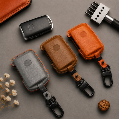Leather Key Fob Cover For Mazda 3, 6, CX-5, CX-30, CX-9 ..., 2023-2026 Mazda Key Cover, Handcrafted Leather Mazda Key Case