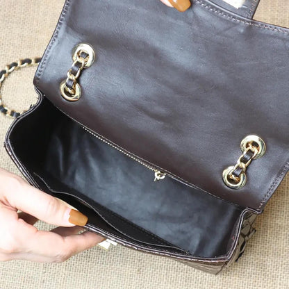 Handmade Genuine Alligator Leather Shoulder Bag – Handmade Exotic Leather Crossbody Bag