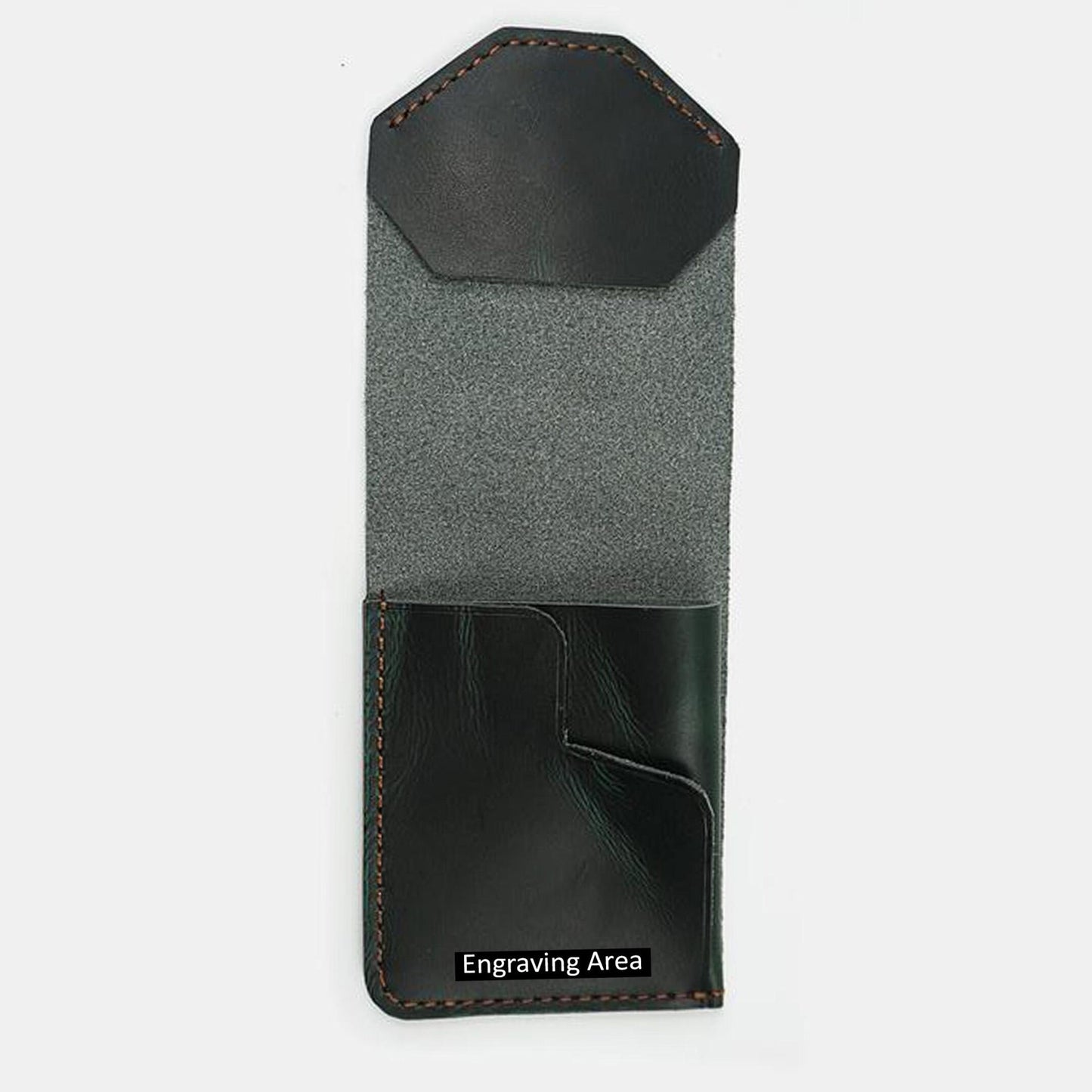 Handmade Leather Cash Wallet, Slim Card & Cash Holder, Minimalist Wallet, Front Pocket, Flap Wallet